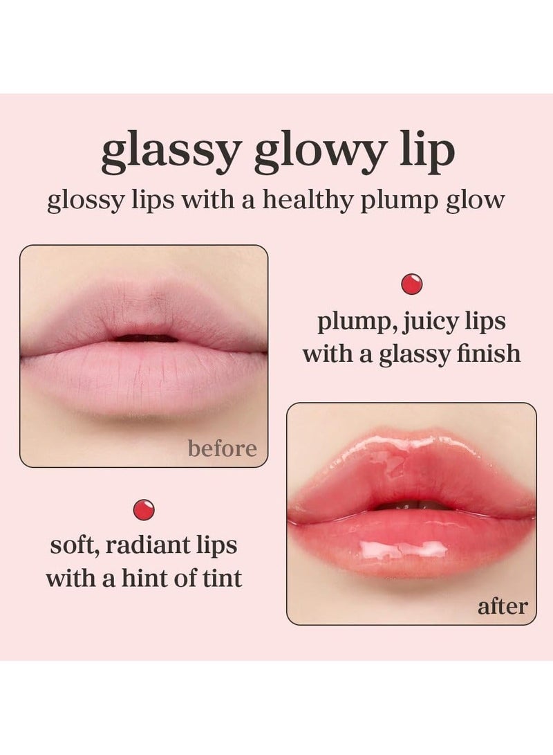 NOONI Korean Lip Oil - Appleberry | Long-Lasting, Moisturizing, Plumping, Revitalizing for Dry Lips, Waterproof, No Peel Off, Hydrating, Nourishing Crystal Clear, 0.12 FL Oz - Image 2